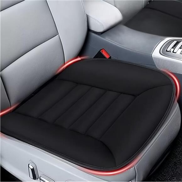 Car Seat Cushion Pad 1.2"Thick Comfort Seat Protector for Car Driver Seat Office - Picture 1 of 7
